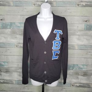 Fraternity Tau Beta Sigma Varsity Cardigan Size S